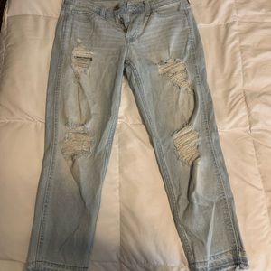 Ripped American eagle jeans